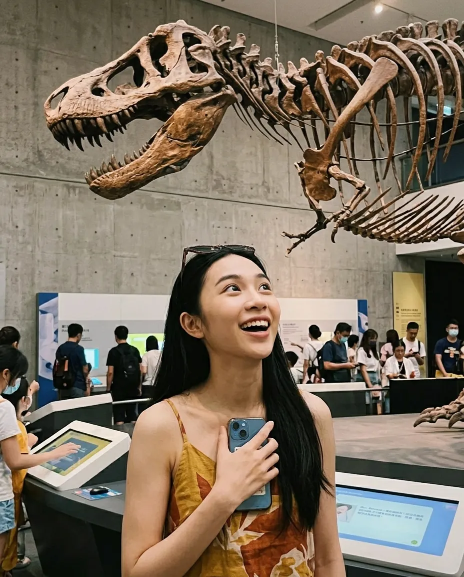 我在香港科学馆被暴龙吓到😭
