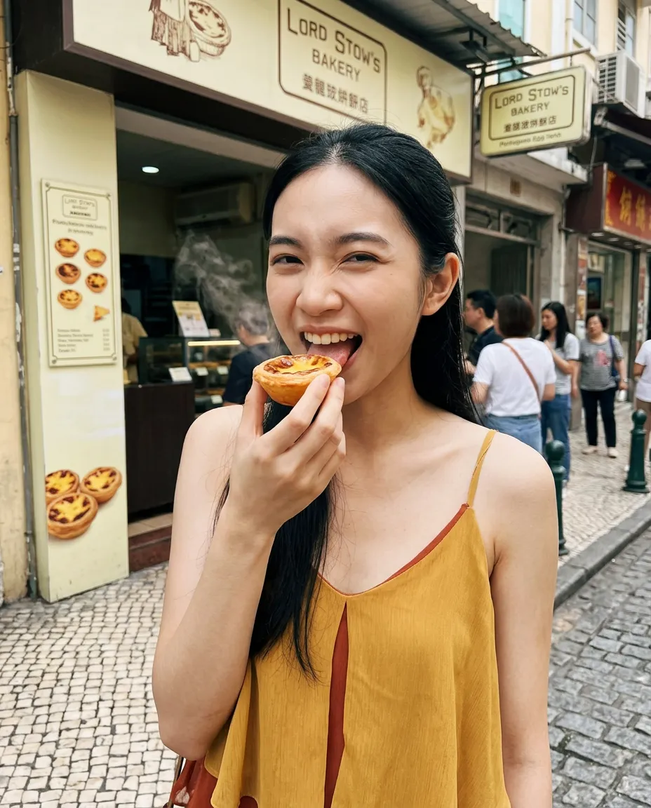 葡挞我吃太急了…烫到痛