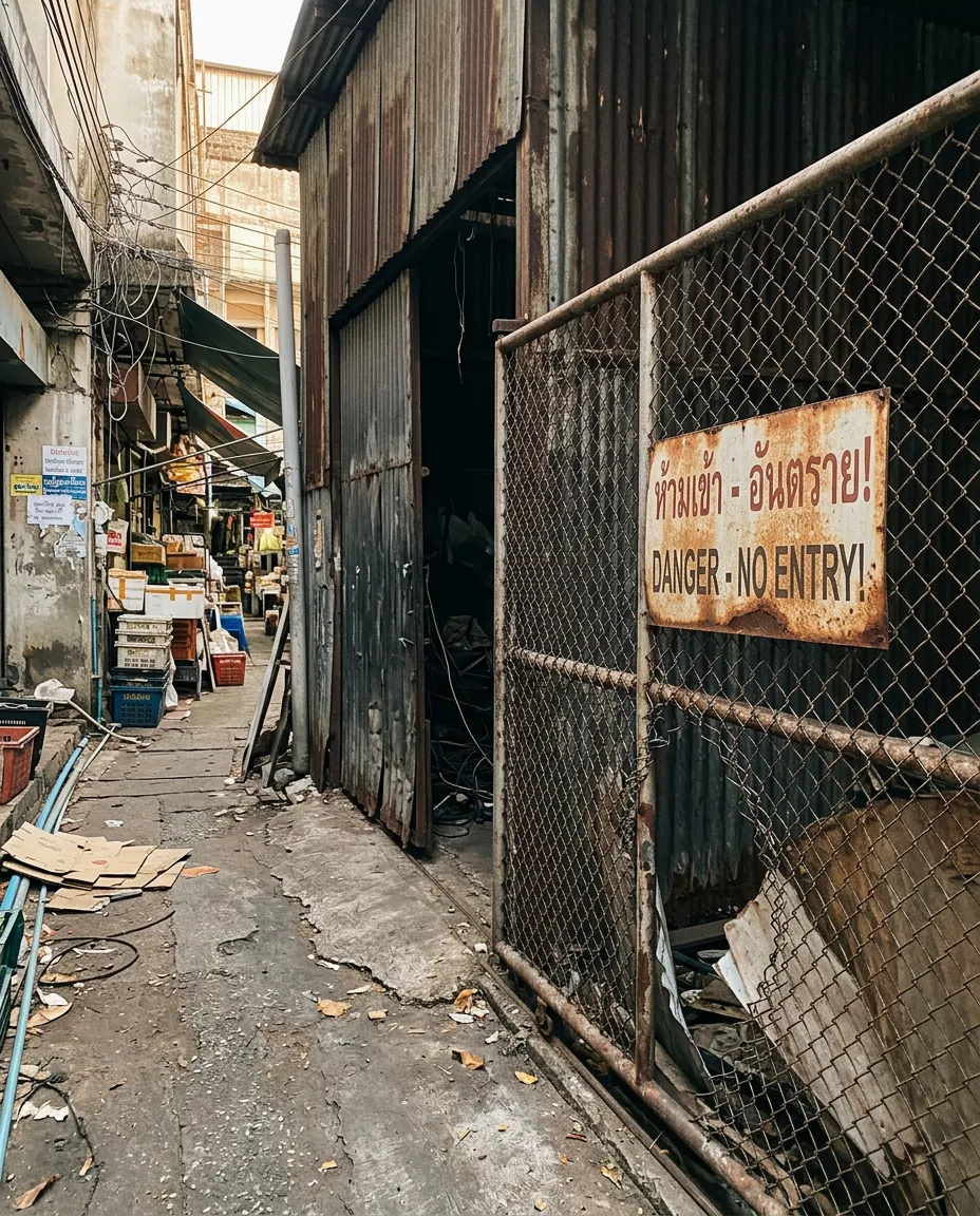 清迈这栋废楼…我进去后有点后悔