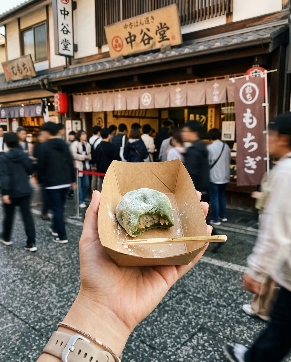 中谷堂的麻糬，真的把我拍醒