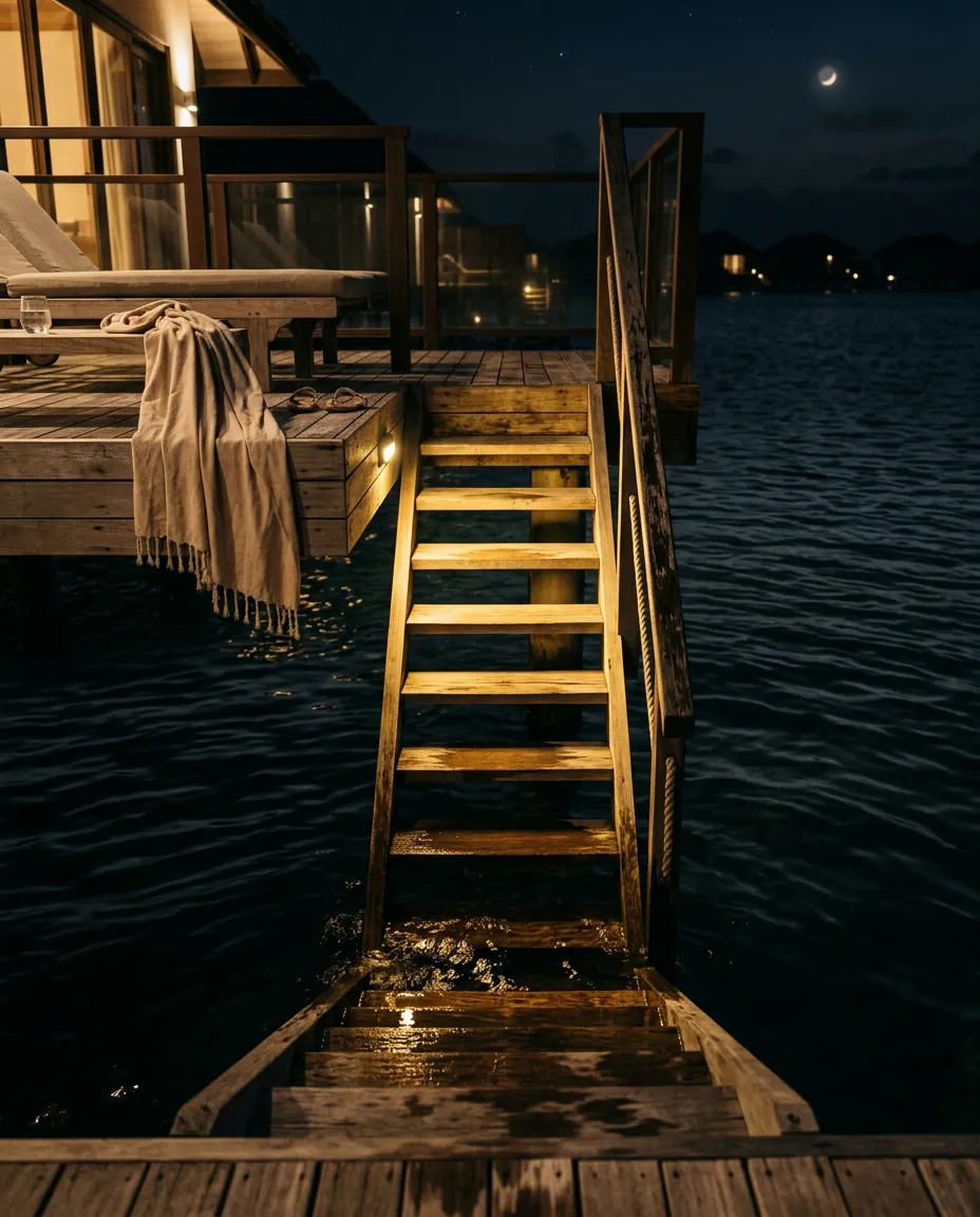 北马累环礁的水上屋，安静到发麻 2