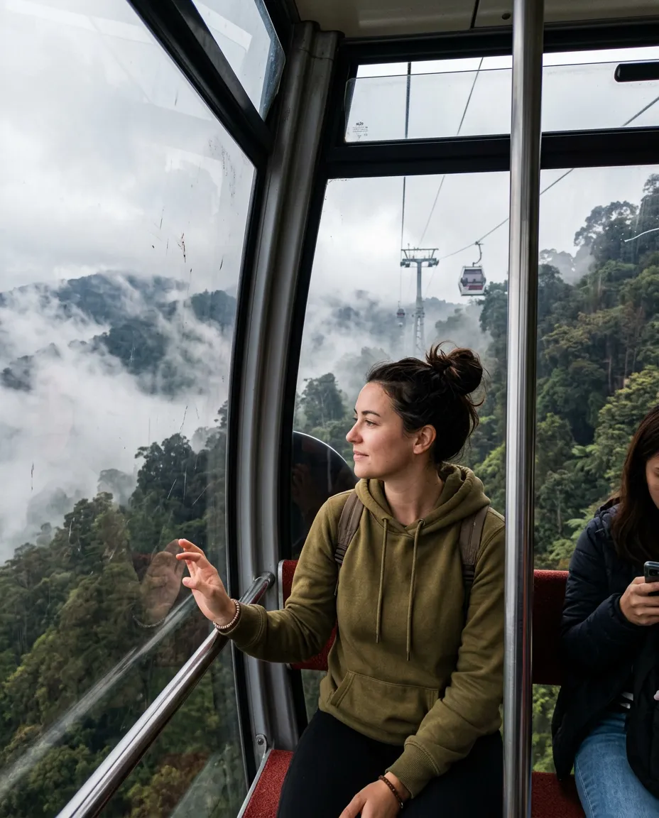 云上走路！云顶这条路也太好拍了