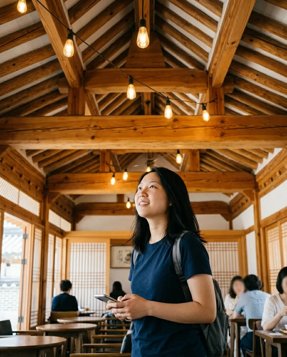 Tiny Hanok Cafe Moment 😭✨ 3