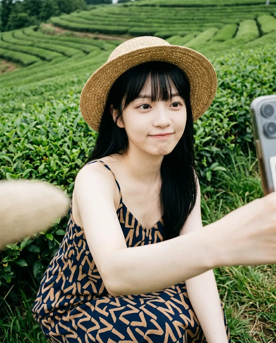 I Froze Mid-Selfie Here