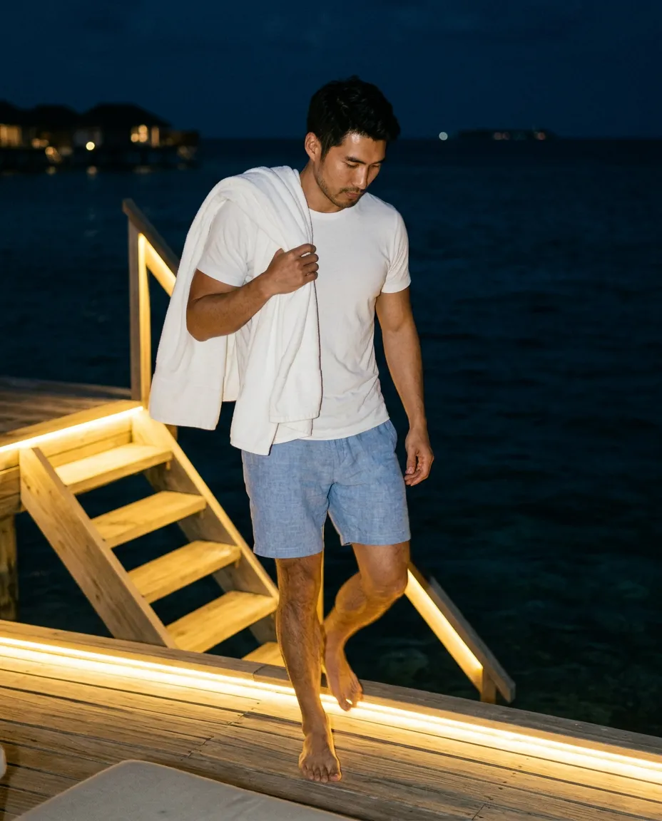 北马累环礁的水上屋，安静到发麻