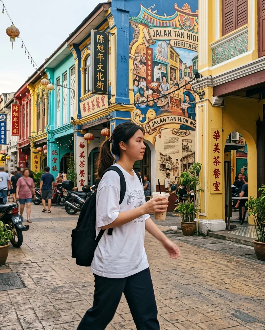 新山JB半天步行路线…拍到手机没电