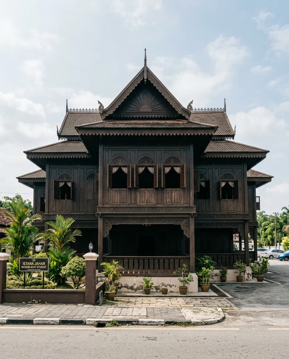 我在Istana Jahar前面直接停住