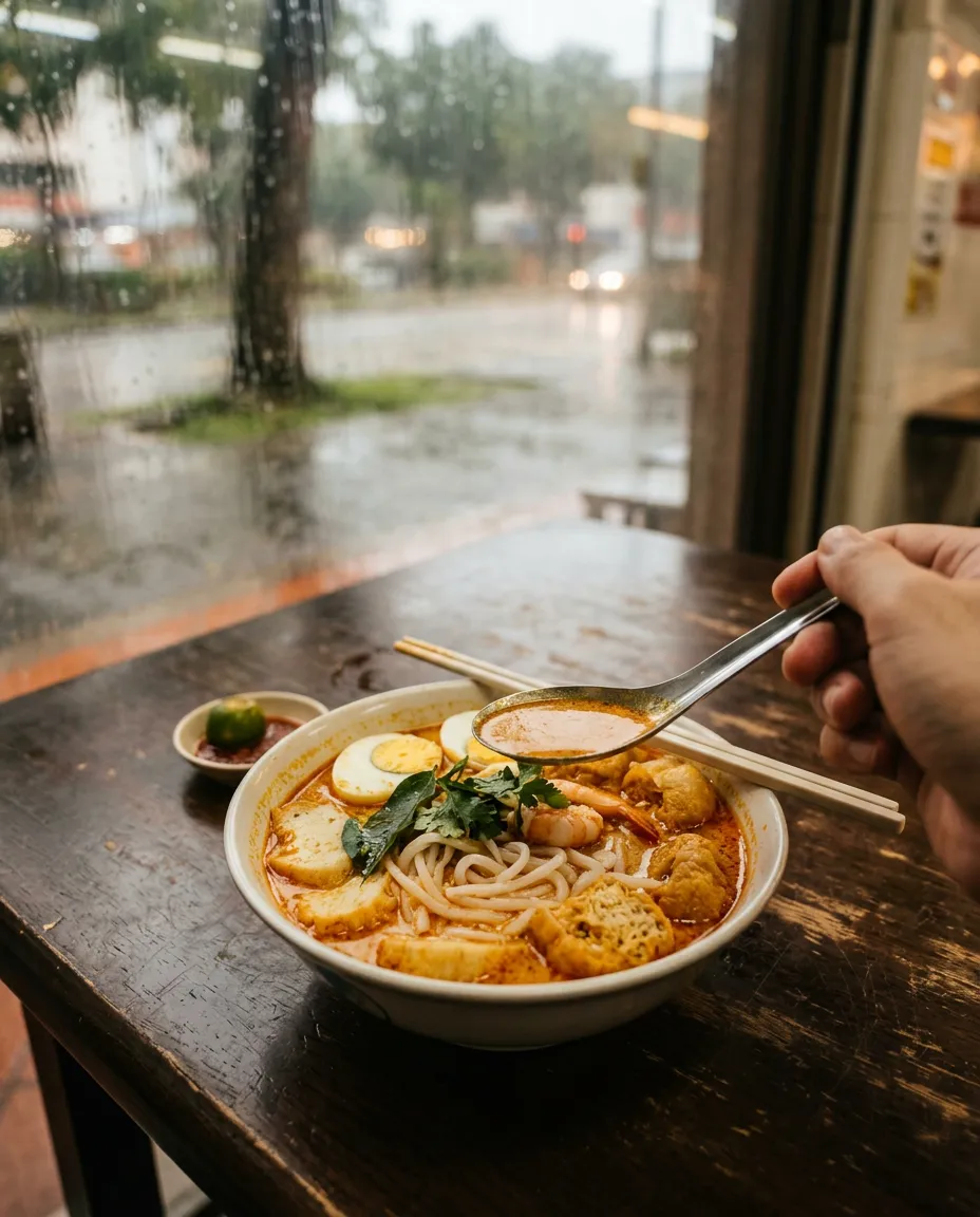 第一口 328 Katong Laksa…有点狠