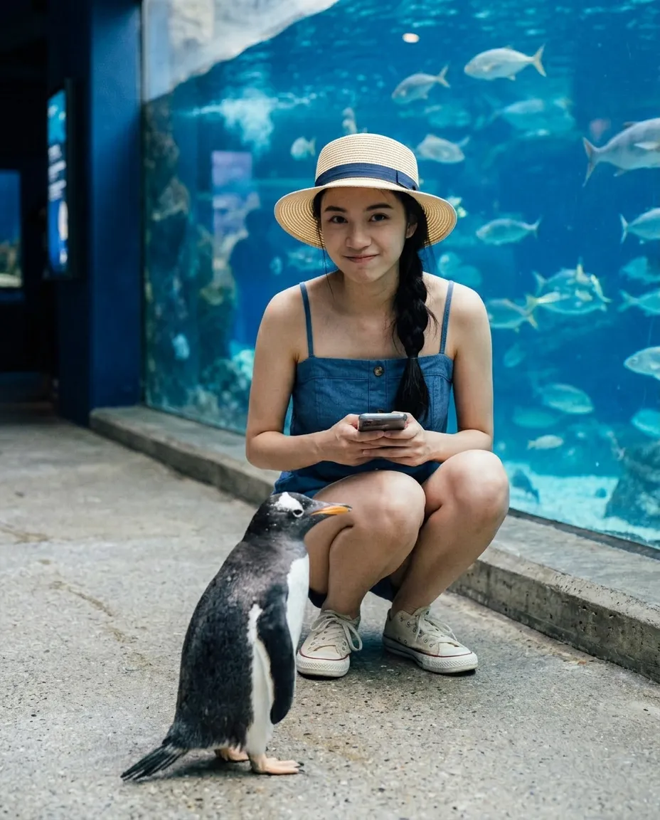 I screamed… at a penguin 😭