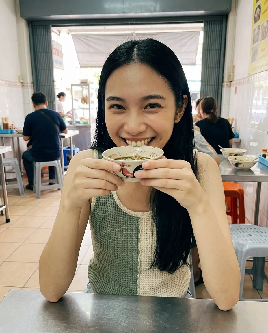 Tiny boat noodles, big slurp