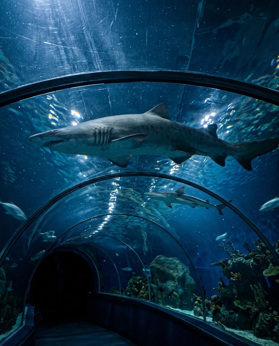 我跟鲨鱼对视了，谁先眨眼谁输 2